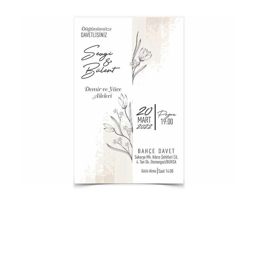 Bu bir beyaz zarflı ekonomik davetiye fotoğrafıdır.