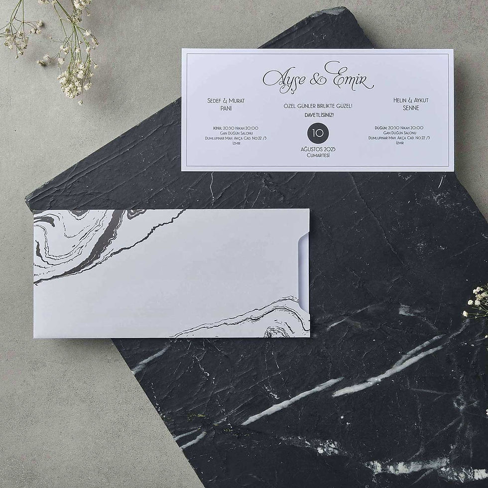 22553 polen sade düğün davetiyesi