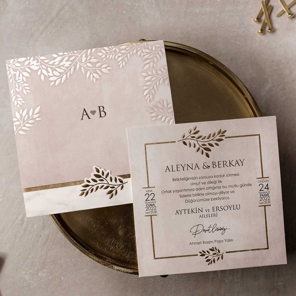 Küçük resim: 8394 Wedding Düğün Davetiyesi