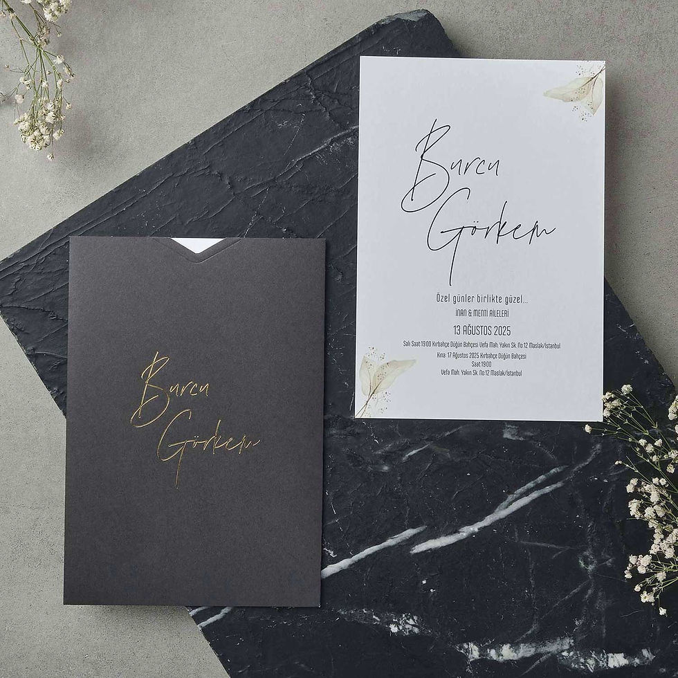 22564 polen sade düğün davetiyesi