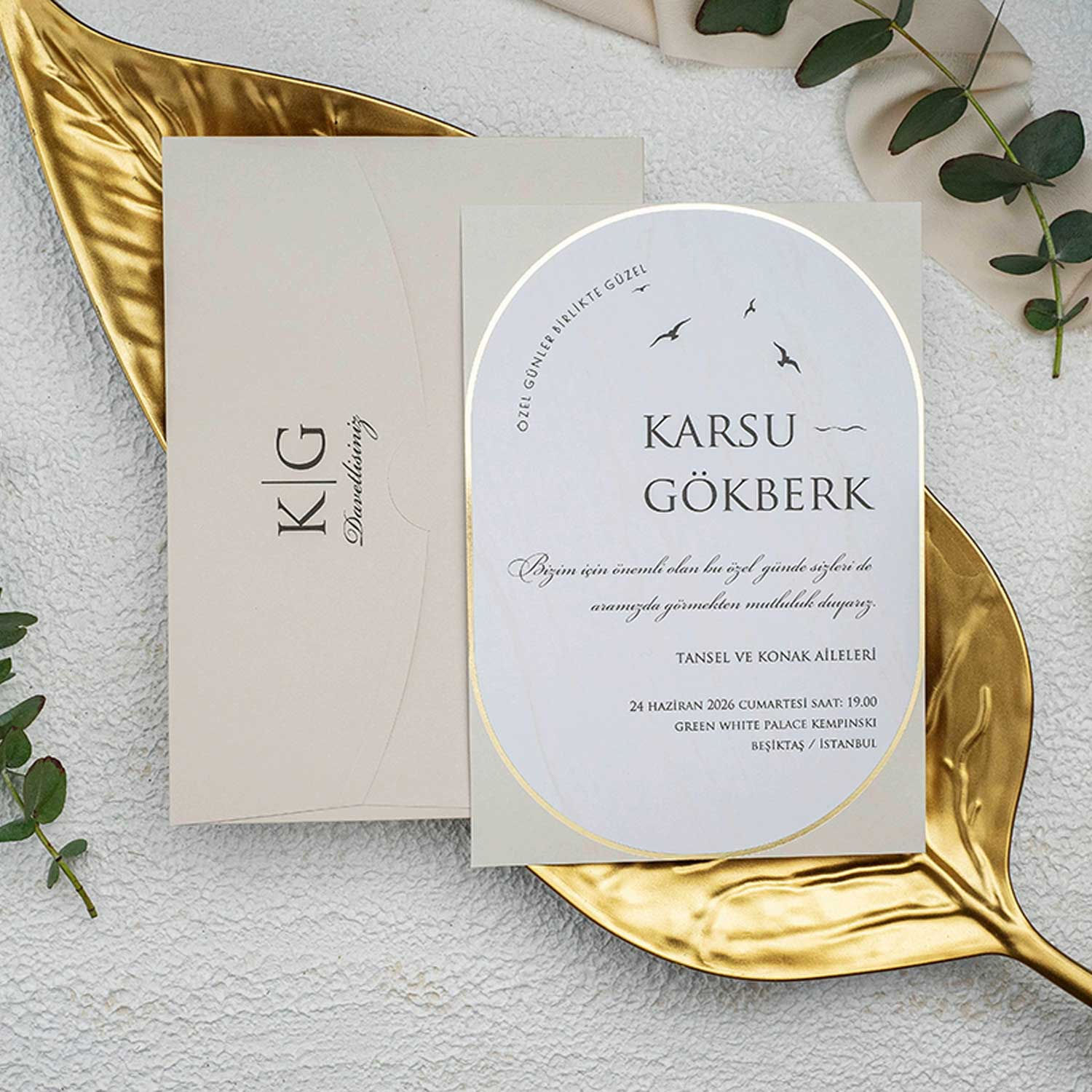 9254 ekonom düğün davetiyesi