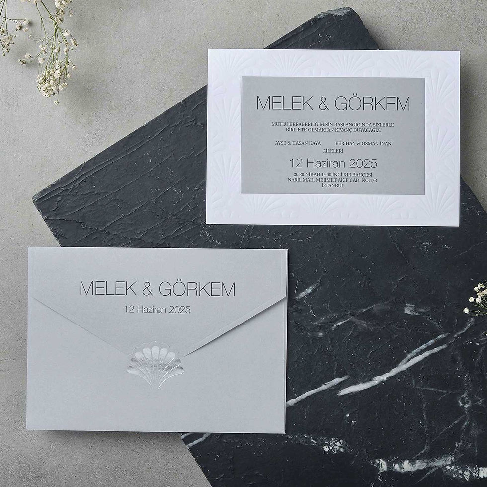 22519 polen sade düğün davetiyesi