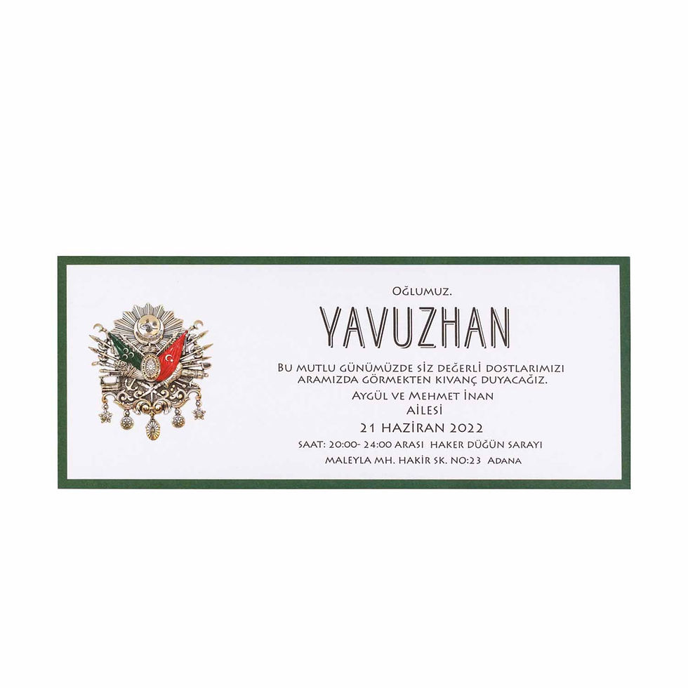 30391 polen sünnet davetiyesi