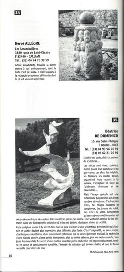 La sculpture en liberté