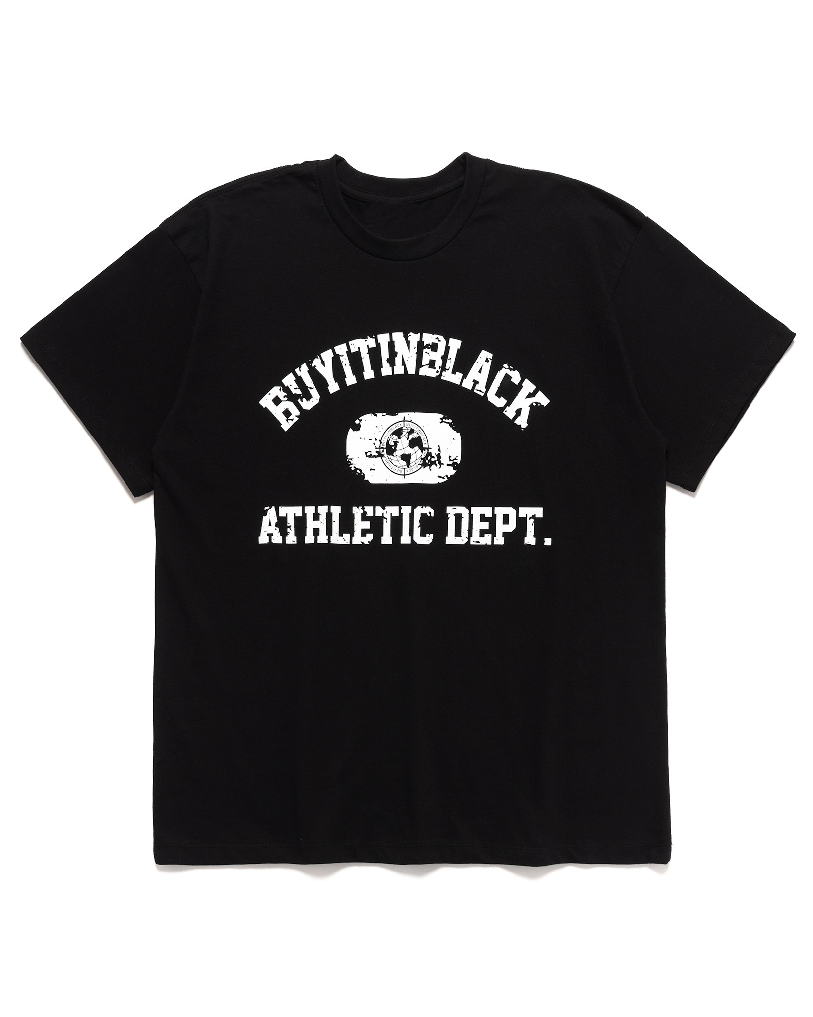 ATHLETIC DEPARTMENT T-SHIRT (WHITE/BLACK)