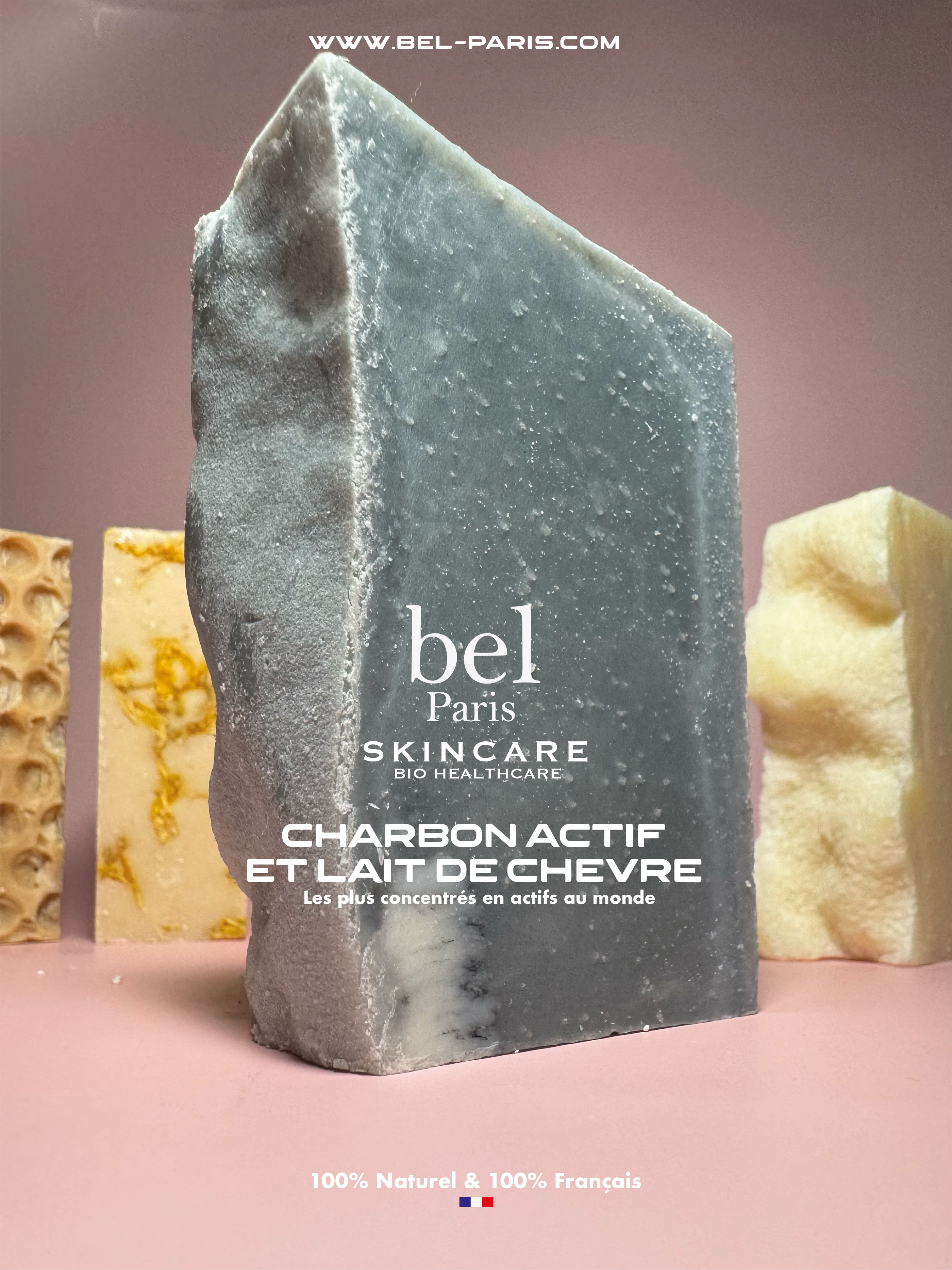 Skincare Charbon et lait de chèvre bio