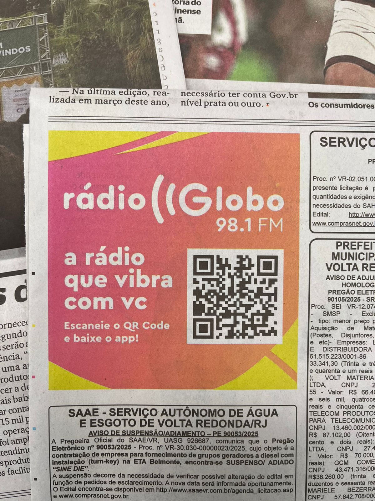 Campanha institucional