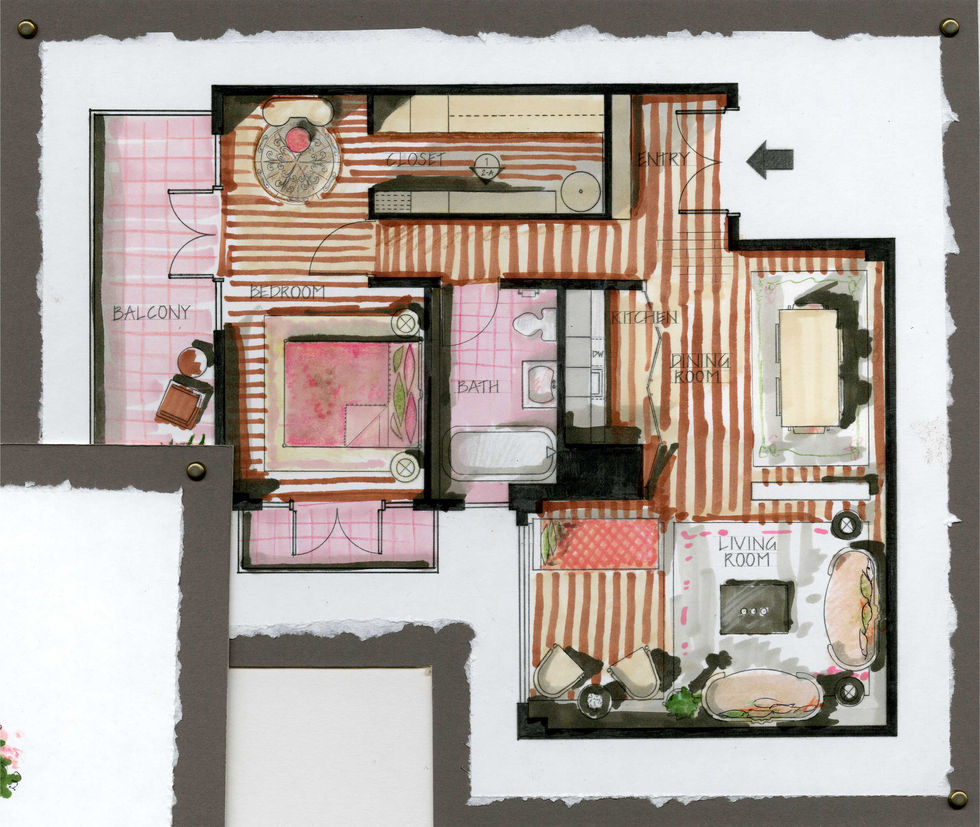 Franch Periods Apartment Floor Plan