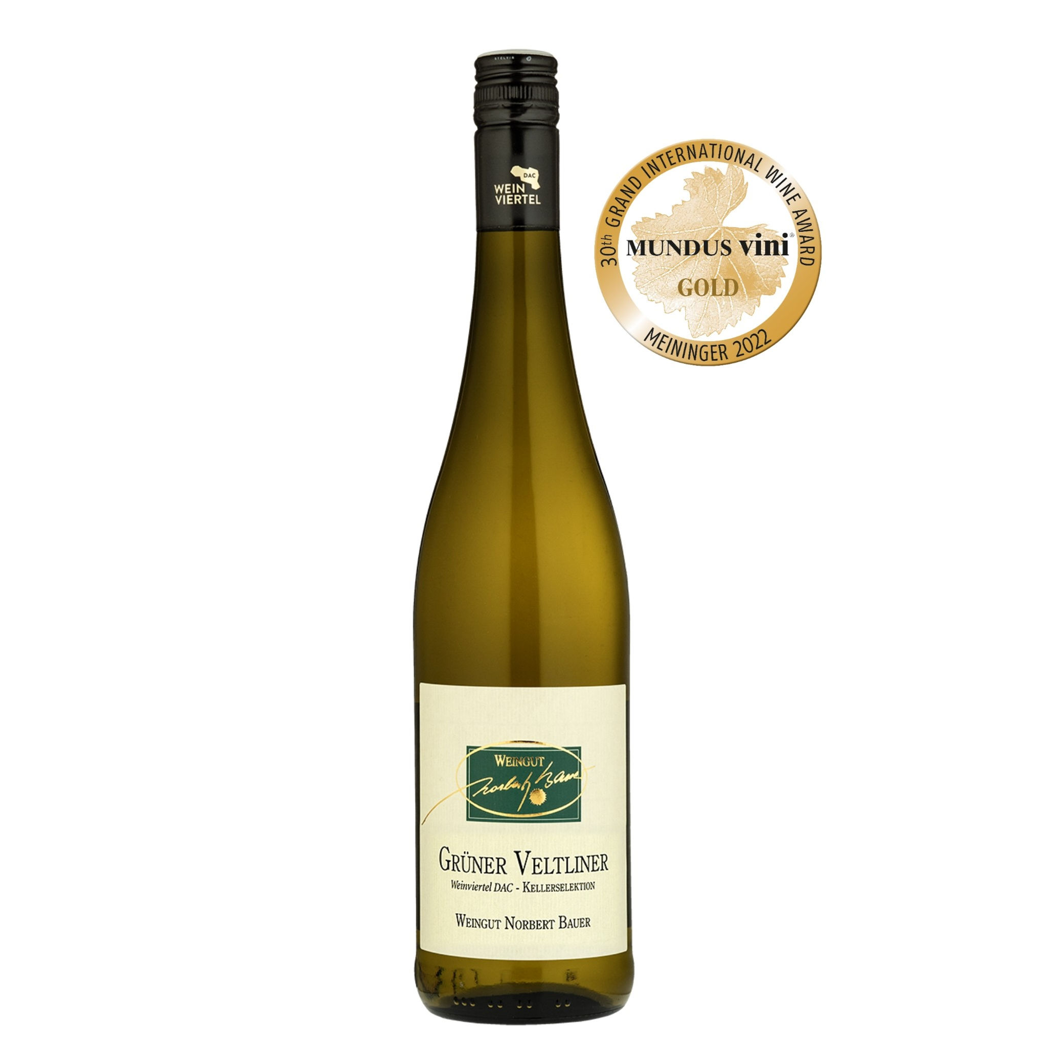 Grüner Veltliner Kellerselektion DAC 2022 - Weingut Bauer- Weinviertel
