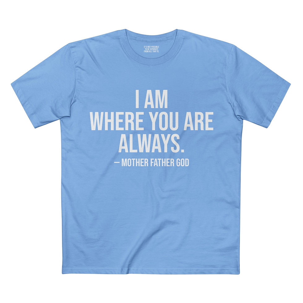 Thumbnail: I AM WHERE YOU ARE / Hello Soul T-Shirt — Bold Morning Graphic Tee