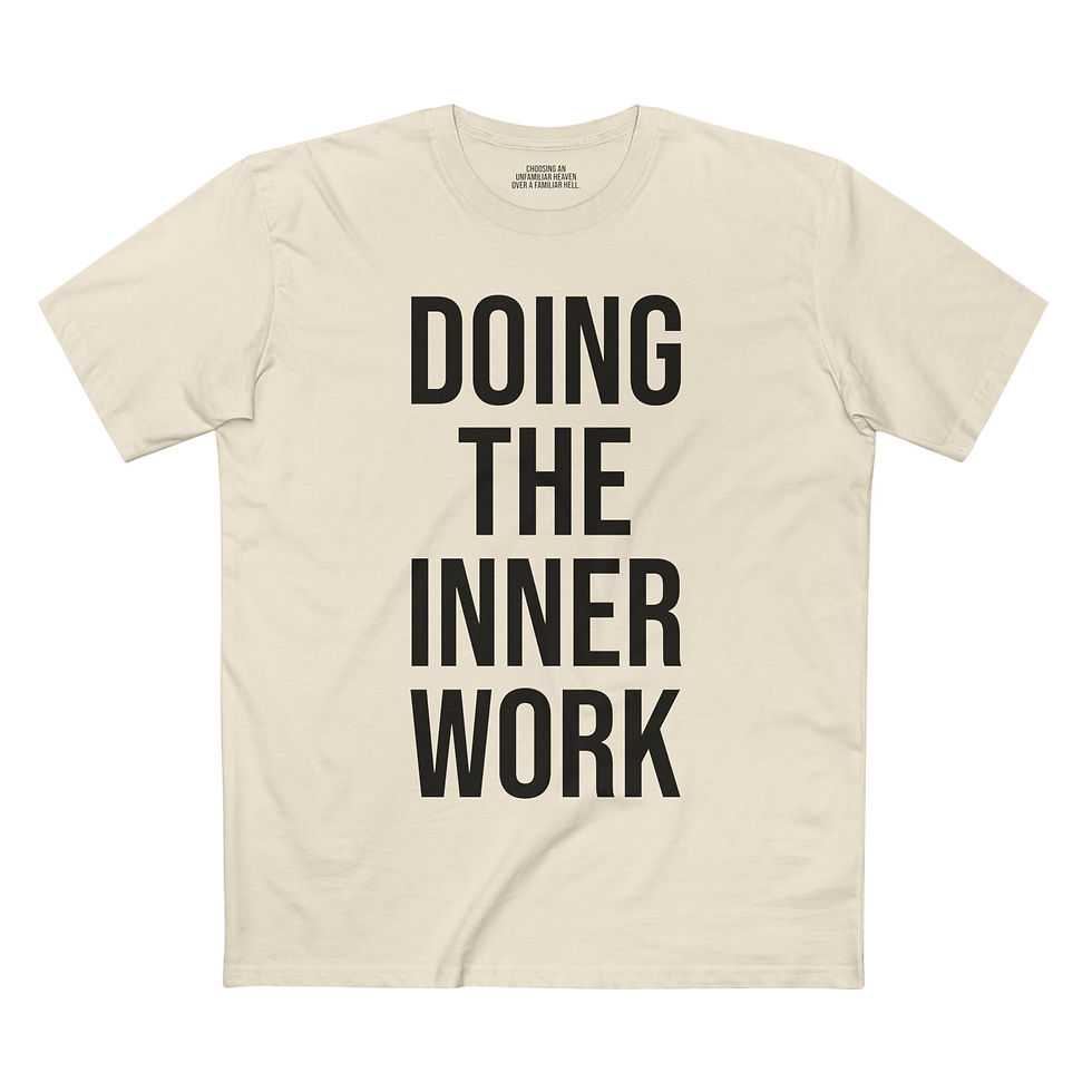 Thumbnail: DOING THE INNER WORK / Hello Soul T-Shirt — Bold Morning Graphic Tee