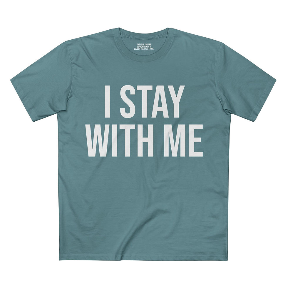 Thumbnail: I STAY WITH ME / Hello Soul T-Shirt — Bold Morning Graphic Tee