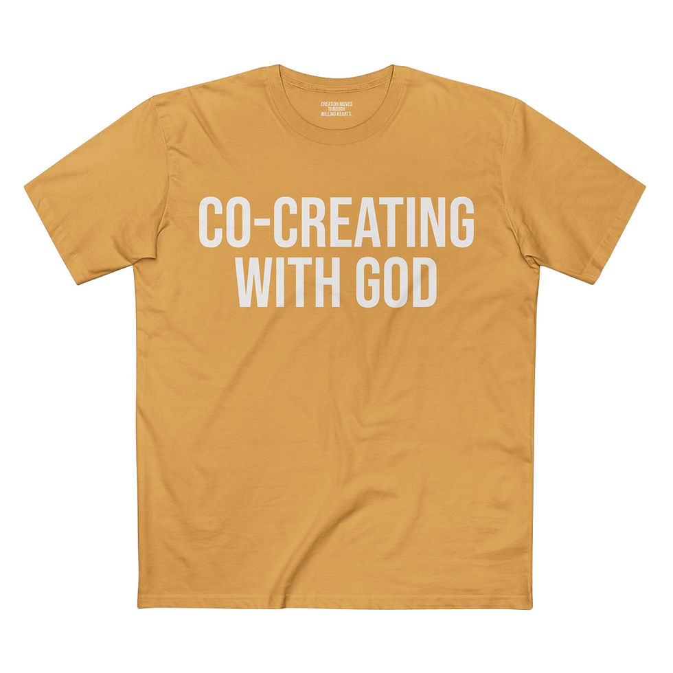 Thumbnail: CO-CREATING WITH GOD / Hello Soul T-Shirt — Bold Morning Graphic Tee