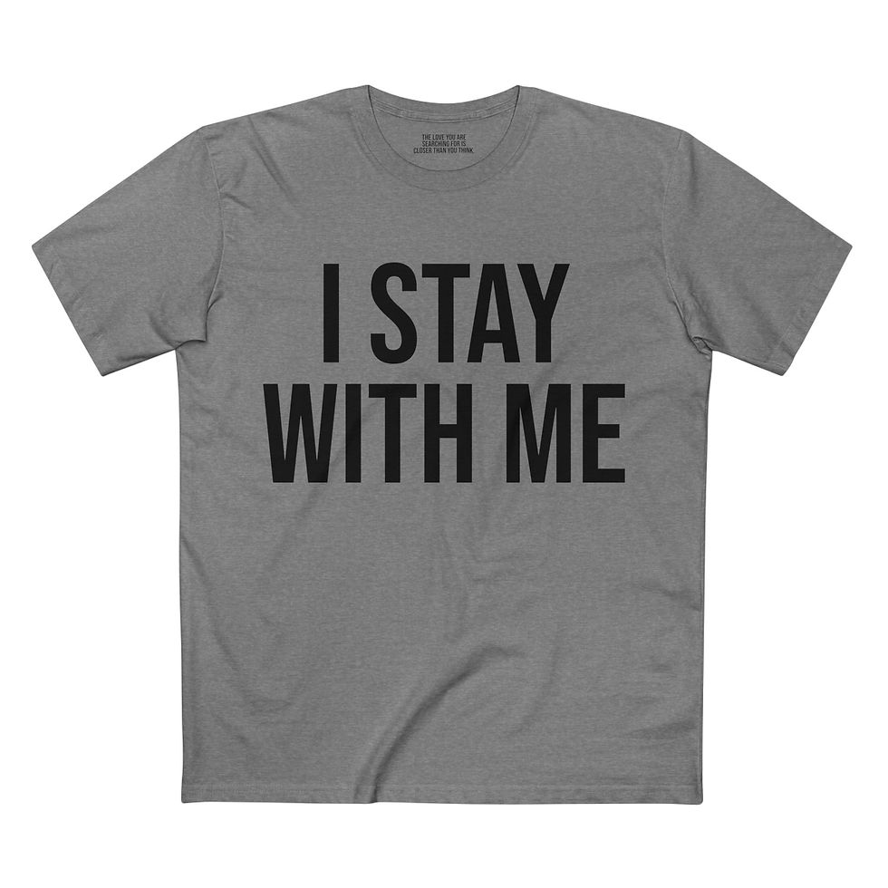 Thumbnail: I STAY WITH ME / Hello Soul T-Shirt — Bold Morning Graphic Tee