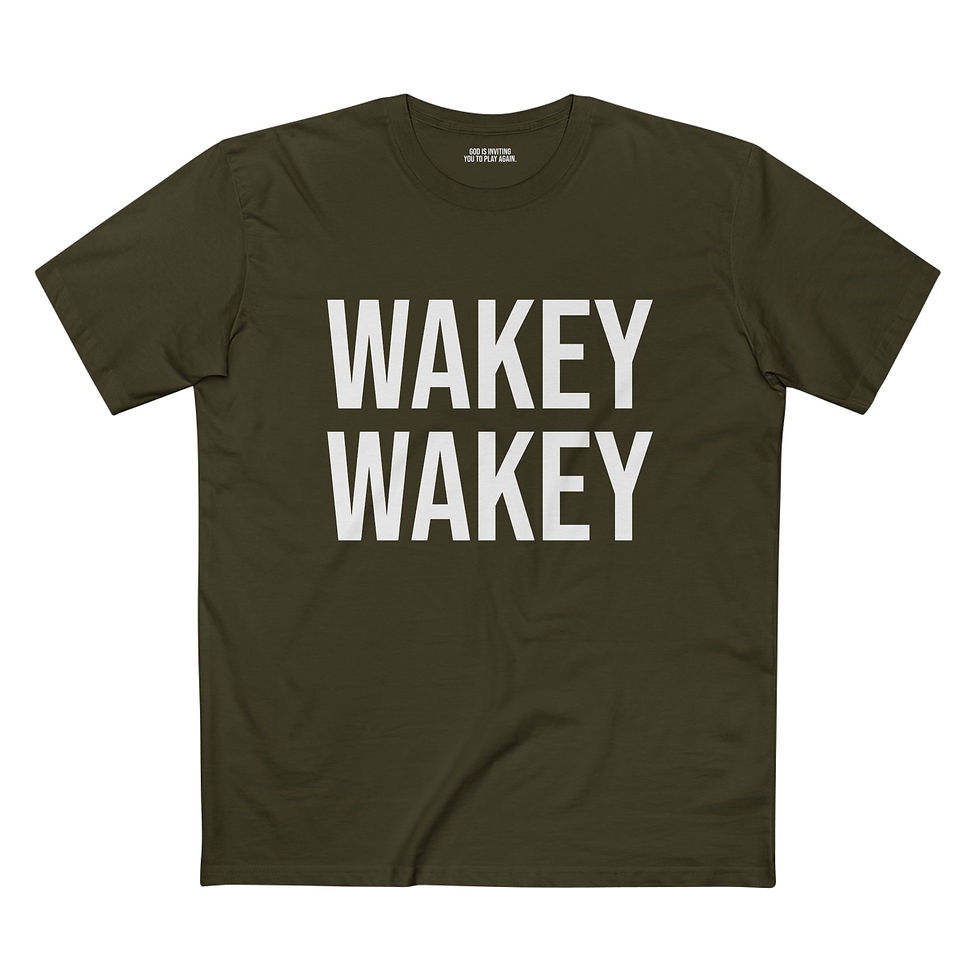Thumbnail: WAKEY WAKEY / Hello Soul T-Shirt — Bold Morning Graphic Tee