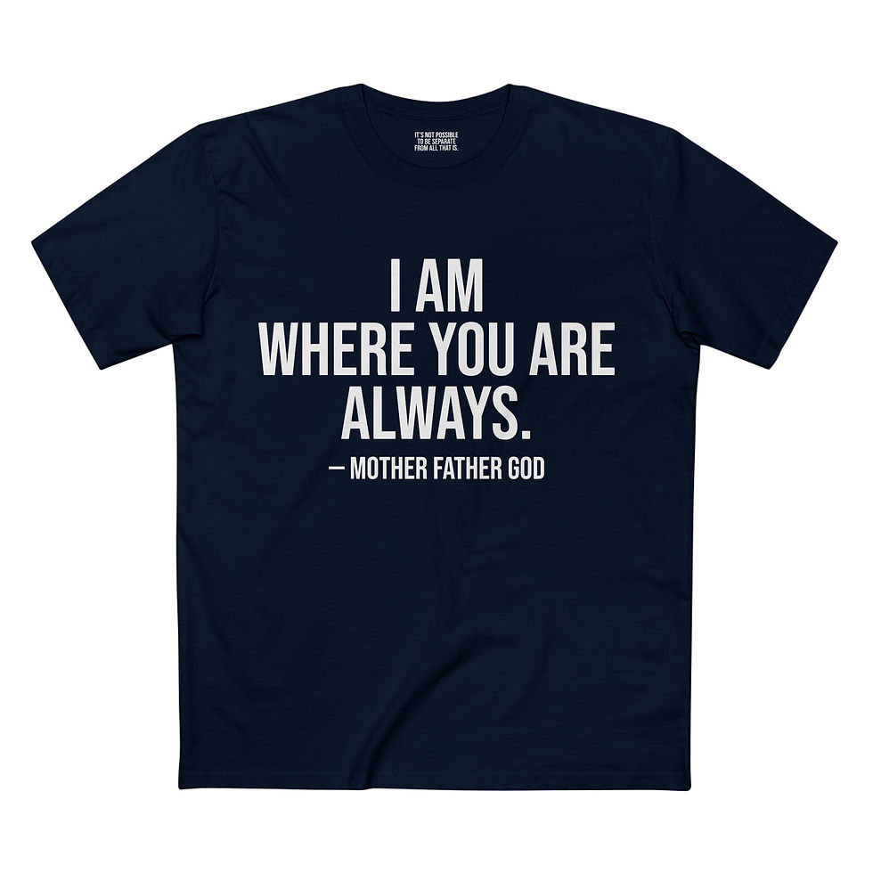 Thumbnail: I AM WHERE YOU ARE / Hello Soul T-Shirt — Bold Morning Graphic Tee