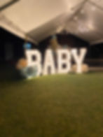 BABY Marquee Letters