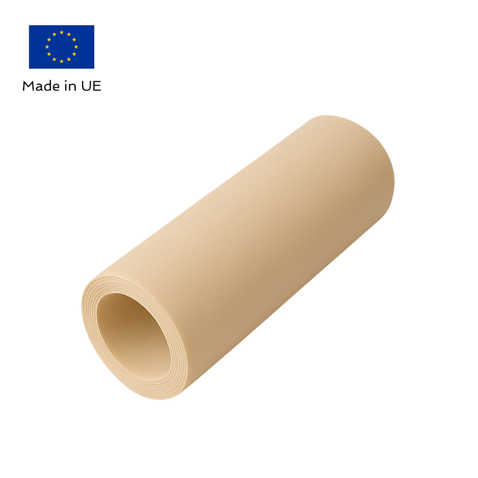 Vinile per sabbiatura extra profonda FEVI SBF spessore 600 MY, ideale per incisioni profonde su superfici particolarmente resistenti.