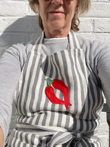Traditional Linen Chef Apron | Tablier Designs