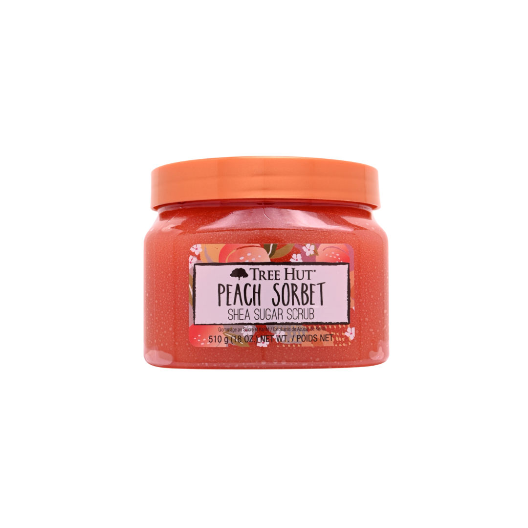 Tree Hut Peach Sorbet Shea Sugar Scrub 18oz