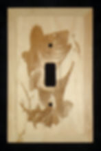 Enraved Single Switch Plate