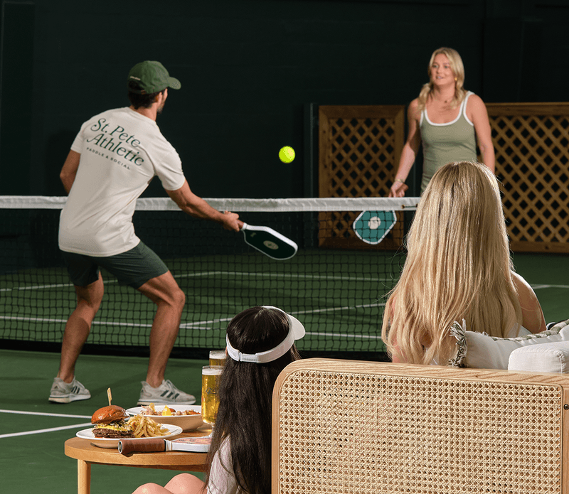 Pickleball at St. Pete Athletic in St. Petersburg Florida