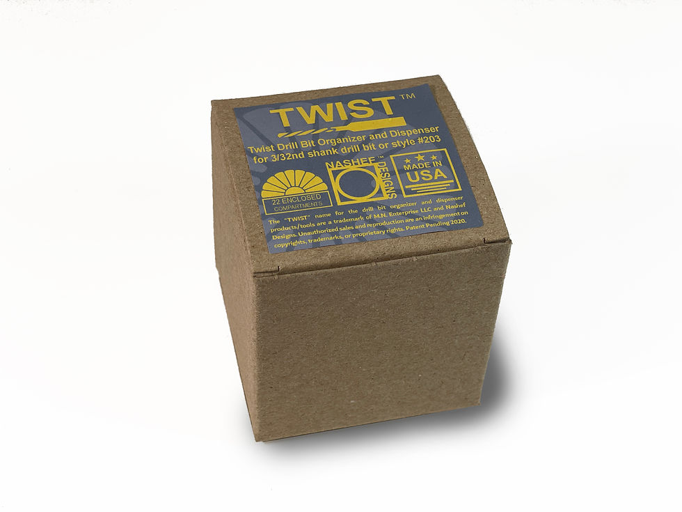 TWIST™ Jeweler's 3/32nd Twist Drill Bit Organizer and Dispenser