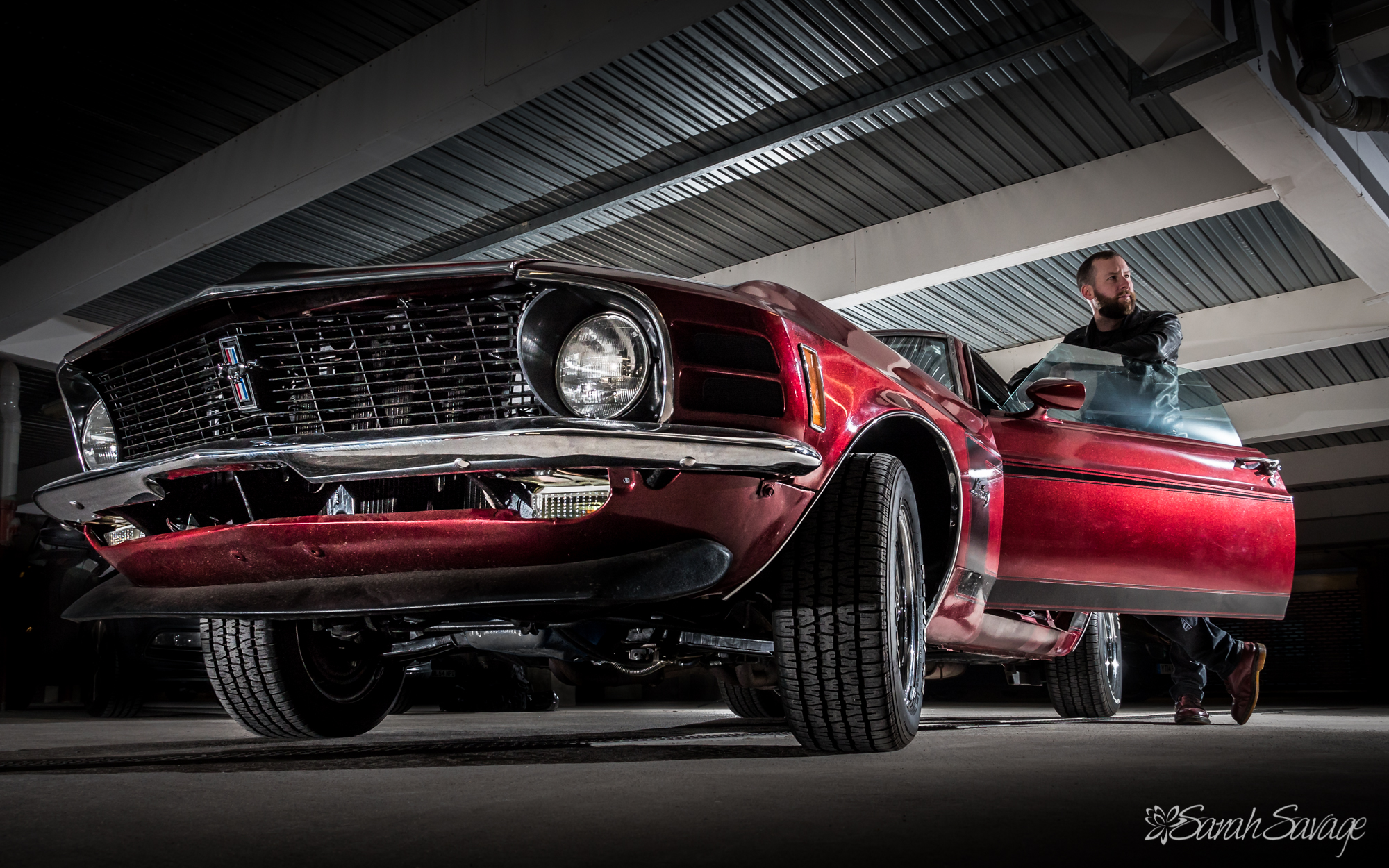 Man and his Mustang