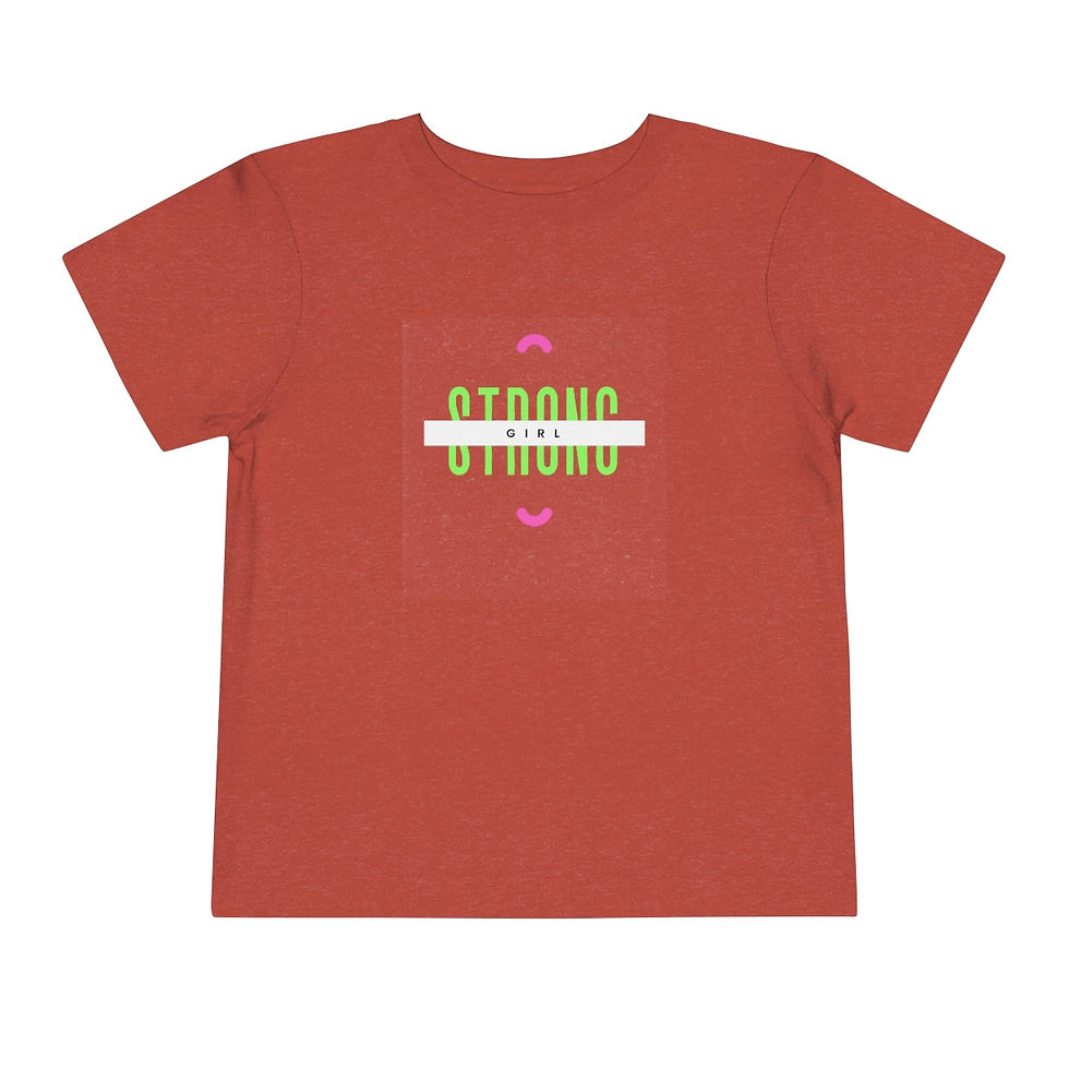 Thumbnail: Love Strong Girls Toddler Short Sleeve Tee Shirt