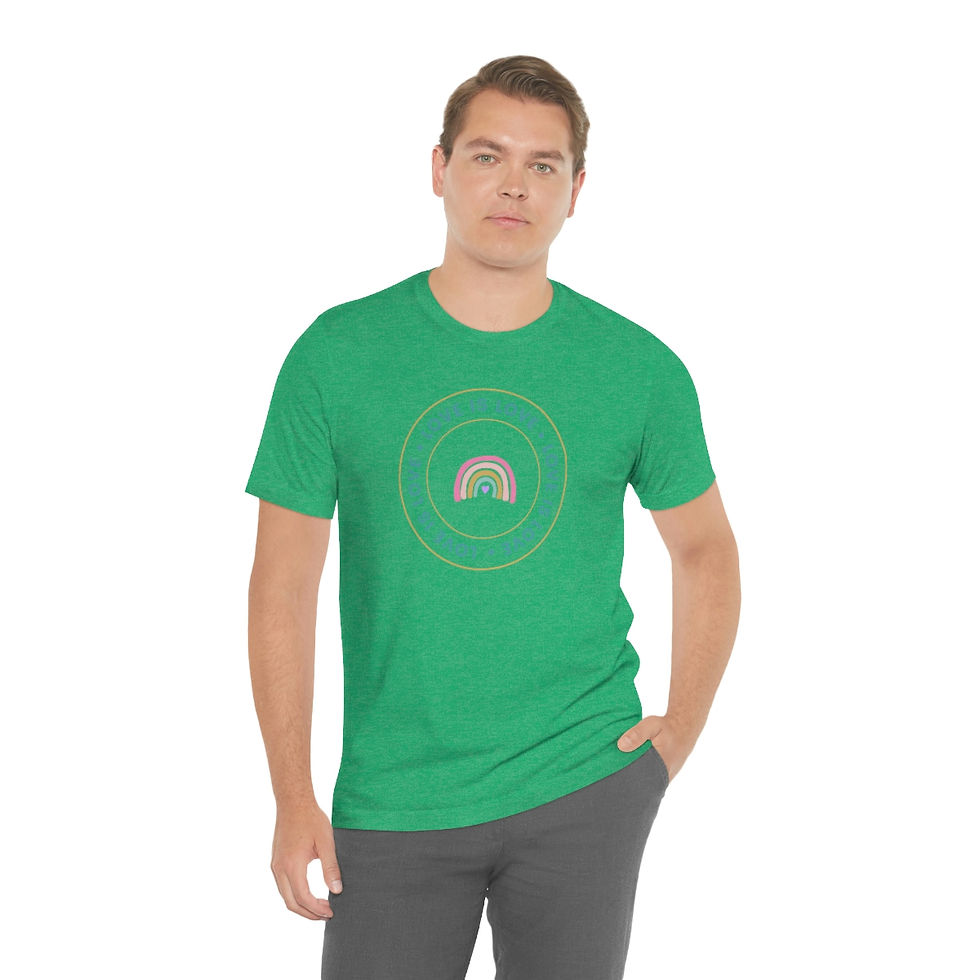 Thumbnail: Love is Love Unisex Heavy Cotton Tee Shirt