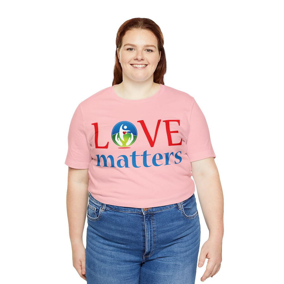 Thumbnail: Women's Love Matters Heavy Cotton Tee Shirt