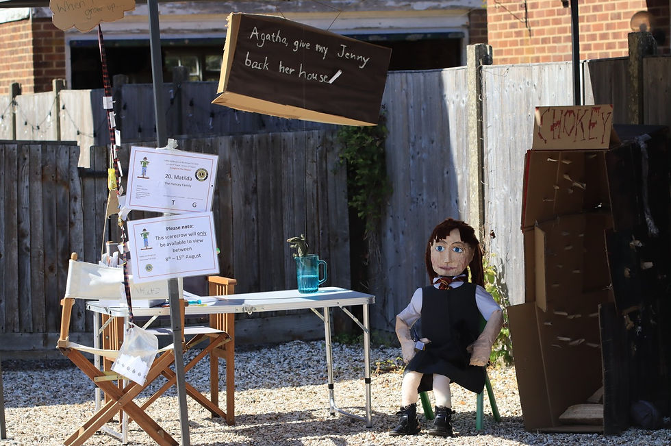 How We Created a Low-Cost, Low-Waste Display for a Scarecrow Trail