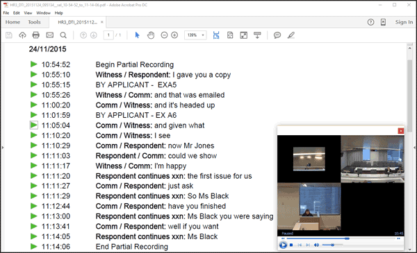Digital Recording converted to pdf