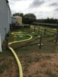 Ready to pump a septic system