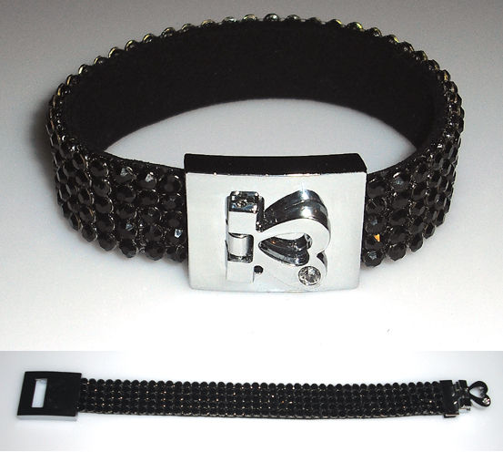 Thumbnail: CW0019 Crystal Golf Style Bracelet-