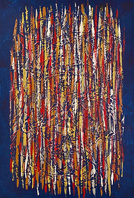Abstract painting by Tom Delamater