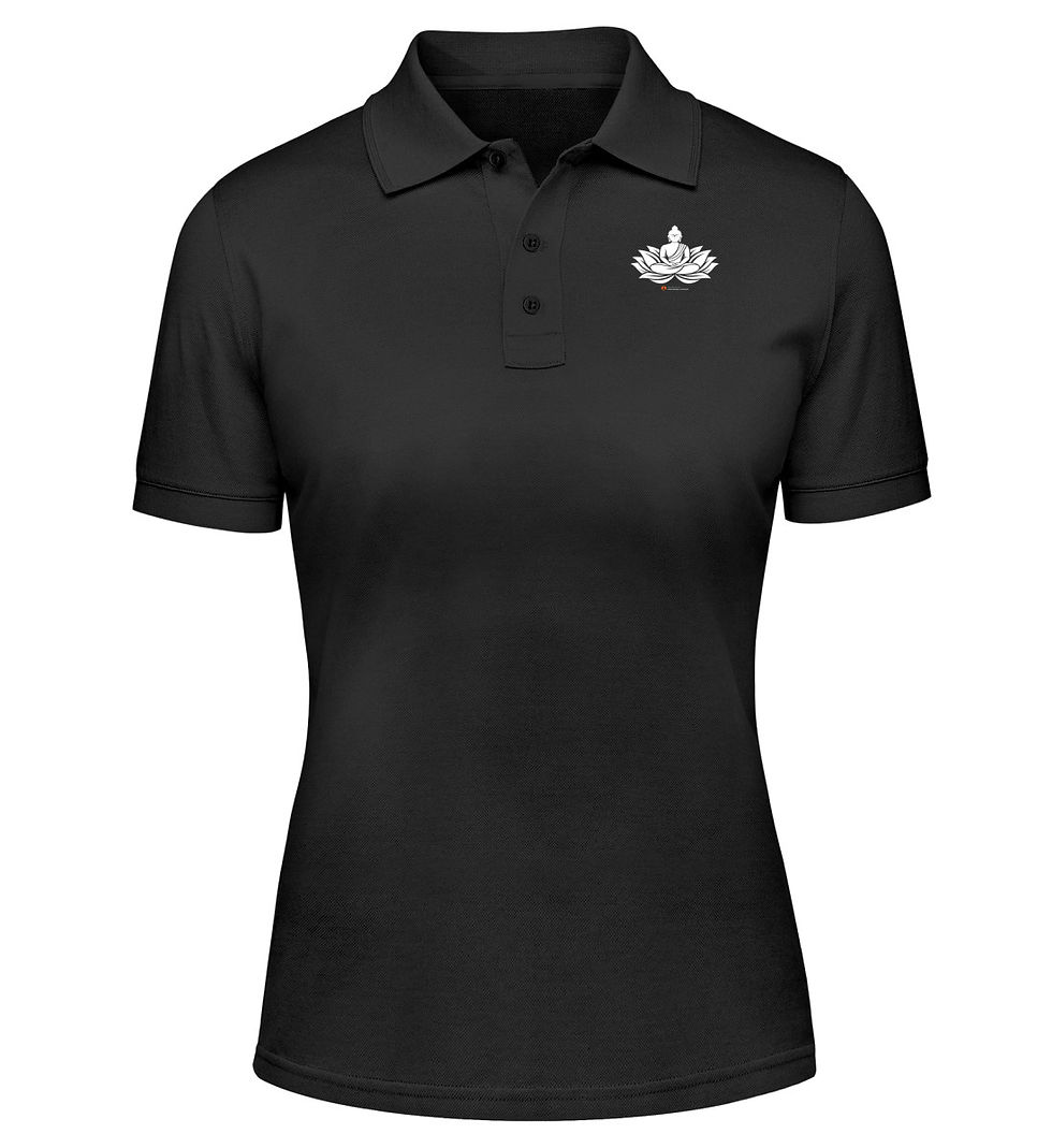 Buddha Blüte - Damen Poloshirt