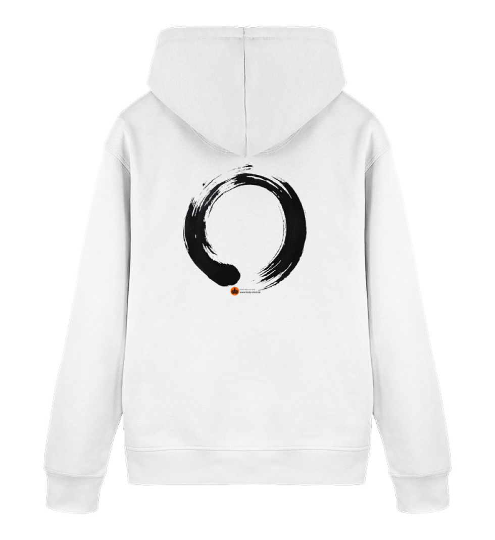 Miniaturbild: Zen Circle - Unisex Basic bio Hoodie back print schwarz