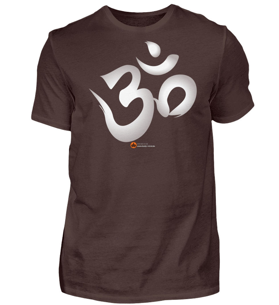 Miniaturbild: OM - Herren Premimunshirt front print weiß