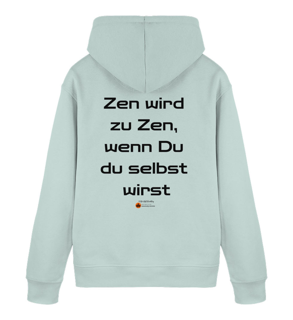 Miniaturbild: Zen wird zu Zen - Unisex Basic bio Hoodie back print schwarz