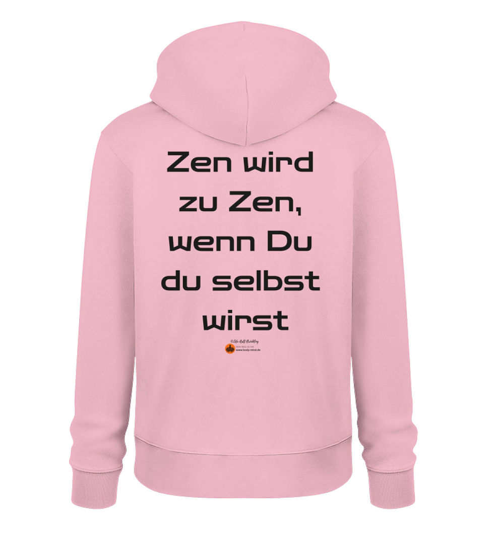 Miniaturbild: Zen wird zu Zen - Unisex bio Hoodie back print schwarz