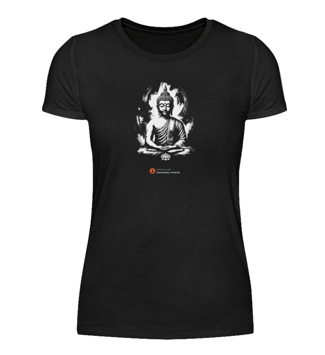 Buddha meditiert- Damenshirt