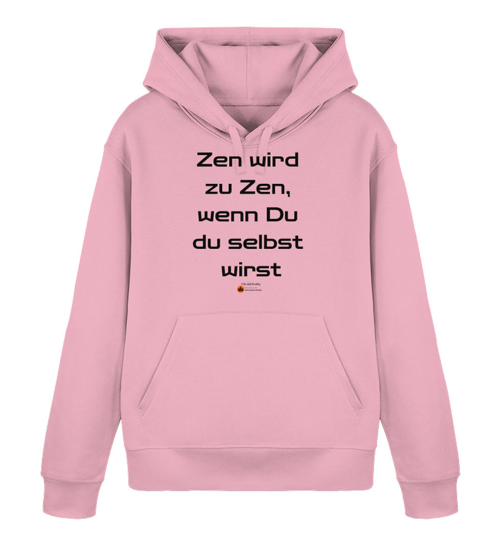 Miniaturbild: Zen wird zu Zen - Unisex Basic bio Hoodie front print schwarz