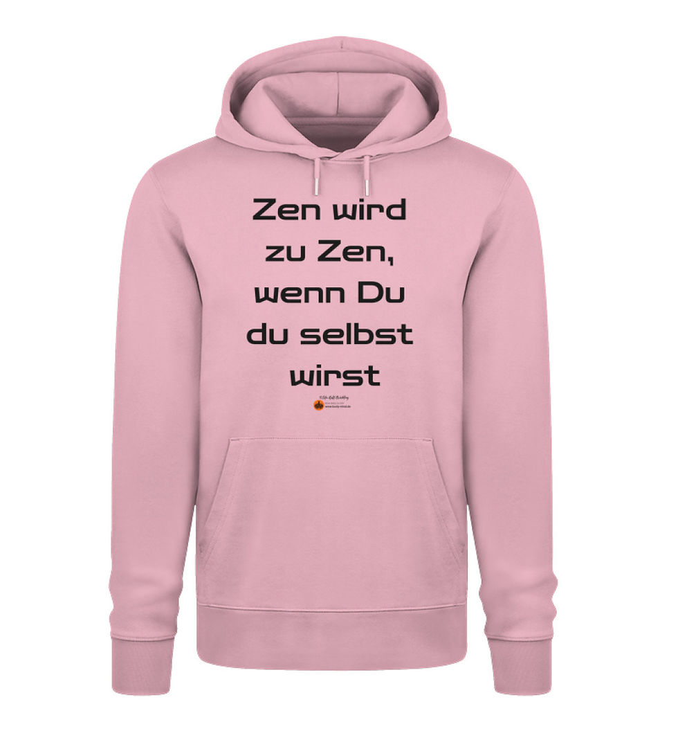 Miniaturbild: Zen wird zu Zen - Unisex bio Hoodie front print schwarz