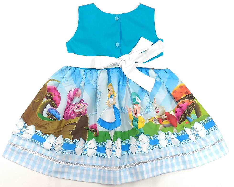 Miniatura: Vestido Alice no País das Maravilhas
