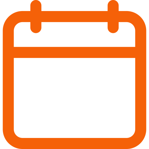Orange calendar icon