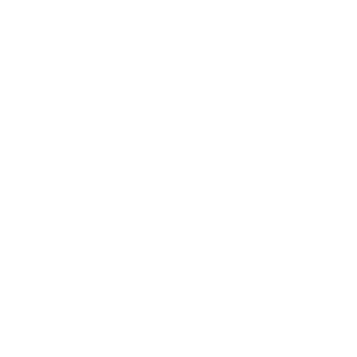 White price tag icon with a percent symbol on black background