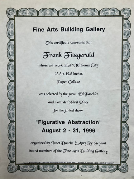 First Place Best of Show award