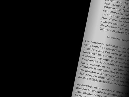 Texte animaliste engagé pour les animaux