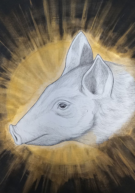 Portrait de Gwenaelle
Techniques mixtes sur toile
60 cm x 40 cm
2024, Paris